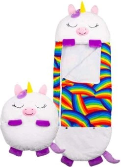 Unicorn Slaapzak -180 Cms | Kinderslaapzak | Slaapzak Junior | Nappers | Children Sleeping Bag | Kinderen Slaapzak | Super Soft 2 In 1 Fun Pillow &Sleepy For Boys | Unicorn Slaapzak | Zachte Slaapzak | Knuffel Slaapzak | 2 In 1 Slaapzak | Kinderen