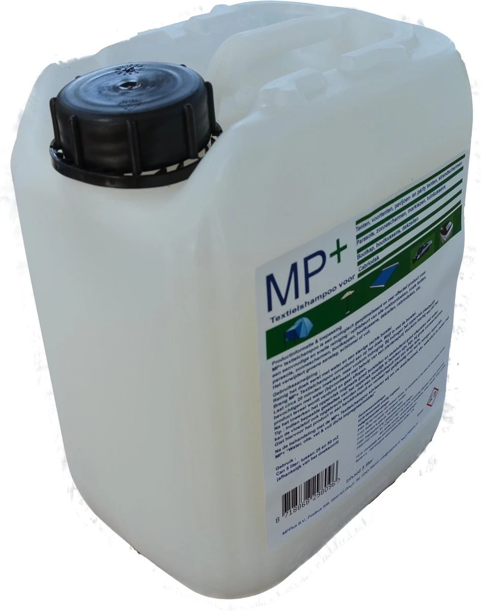 MPPLUS Tentdoek Zonnescherm Bootkap Zeildoek Parasol Cabriodak Reiniger Can 5 Liter 4 MPPLUS Tentdoek Zonnescherm Bootkap Zeildoek Parasol Cabriodak Reiniger Can 5 Liter - Afbeelding 2