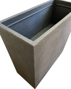 4gardenz® Stone Rechthoekige Bloembak Voor Buiten - 60x60x26cm -Gardena Winkel 952x1200