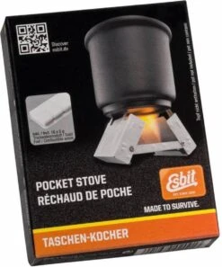 Esbit Brander Pocket Stove S - Incl 16x5 Gr Esbit Blokjes - Compact -Gardena Winkel 998x1200